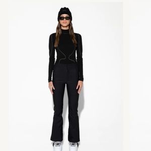Halfdays Emma soft shell ski pant size small black